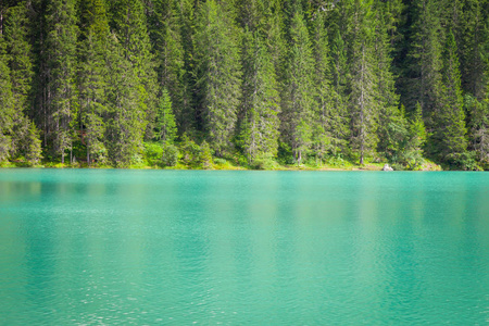 Braies 湖洛米蒂地区，意大利