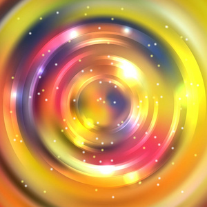 与发光旋转背景的抽象背景.闪亮的旋流背景.相交曲线.