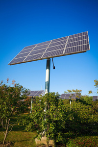 公园绿色能源太阳能发电系统