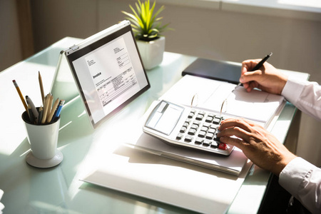 债务计算器图片-债务计算器素材-债务计算器插画-摄图新视界