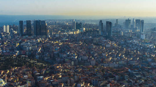 伊斯坦布尔市的全景