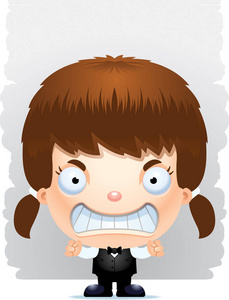 生气的卡通表情图片