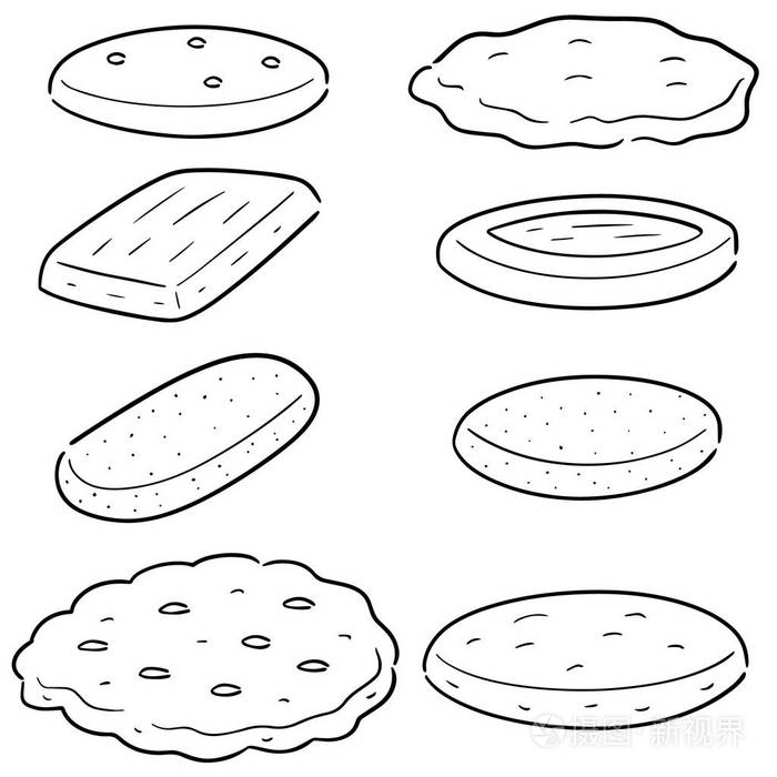向量集的饼干和饼干.插画-正版商用图片0rhjj5-摄图新视界