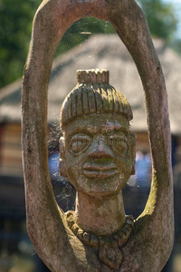 非洲手工木雕人物图片