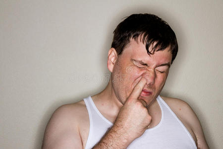 一个人的粗俗习惯照片