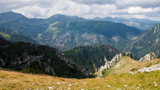 塔特里山风景和长途跋涉