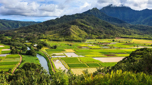 哈纳雷山谷全景图