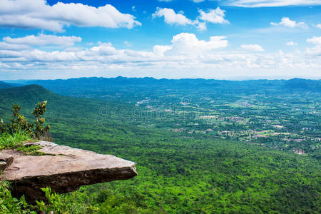 描写山上看夕阳图片