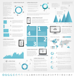 it行业信息图表元素