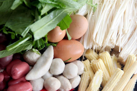 日本人 烹饪 蔬菜 食物 豆腐 蘑菇 文火炖 鸡蛋 大豆