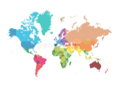 世界地图颜色
