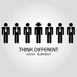 不同的想法图片