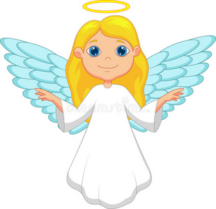 圣徒卡通白色天使卡通照片