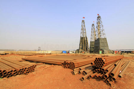 中国某铁矿钻井架图片