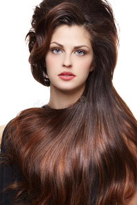 长发头像正面图片