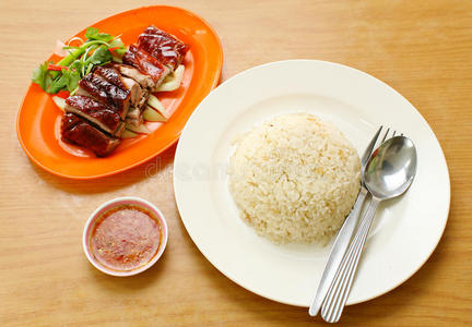 亚洲美食鸭饭