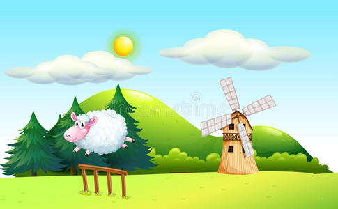 跳跃的羊跳跃的羊吉祥物字符跳跃的羊字符可爱的羊卡通跳跃推荐排序