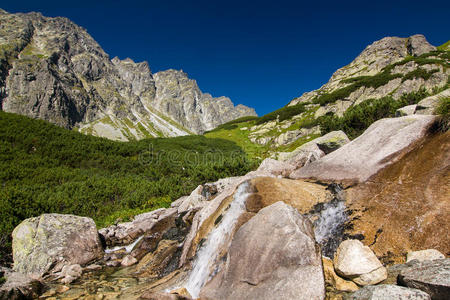 夏山溪图片