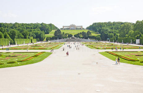 奥地利维也纳的勋布伦宫