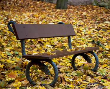 一张秋干的长凳
