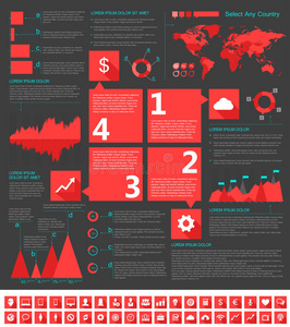 it行业信息图表元素