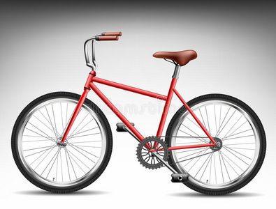 红色自行车