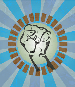 罢工一拳头,手,革命,罢工照片