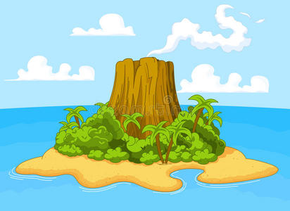 火山海岸线图片