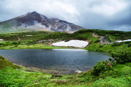 北海道朝日山清晨场景