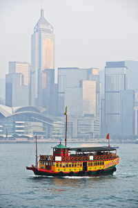 香港岛的日光景观