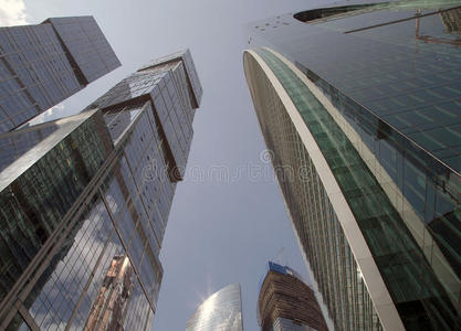莫斯科国际商务中心城市摩天大楼