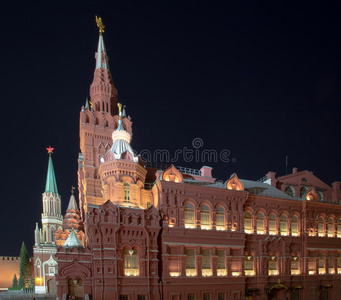 国家历史博物馆。俄罗斯莫斯科