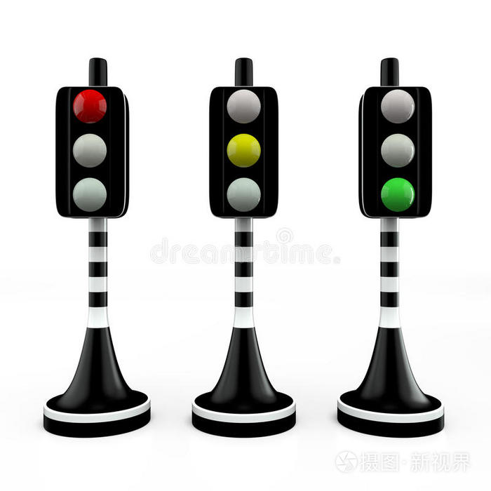 三个交通灯