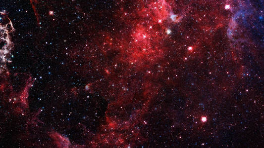 星系和星云。空间背景。此图像装备由美国航空航天局的元素