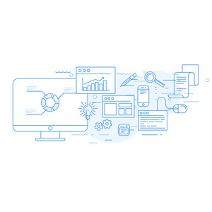 分析和营销工具在线数据 statisics, Seo 和 Smm 分析