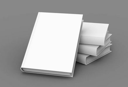 空白的硬皮书模板照片