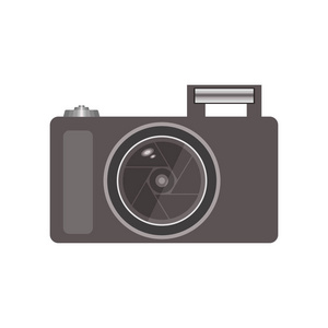 相机图标矢量隔离白色背景为您的 web 和移动应用程序设计, 相机徽标概念
