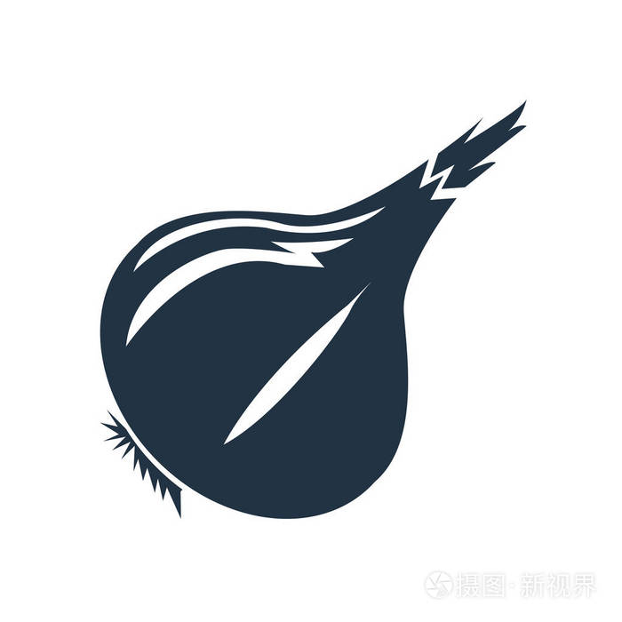 洋葱图标矢量隔离在白色背景 洋葱透明标志