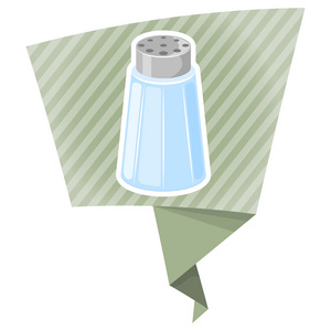 盐罐卡通图标照片