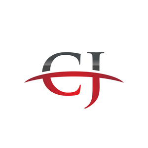 cj首字母 cj 红色耐克标志耐克标志照片