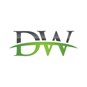 首字母 Dw 绿色耐克标志耐克标志