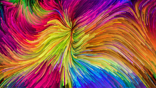 虚拟画布在设计,创造力和想象力等主题上的艺术抽象照片