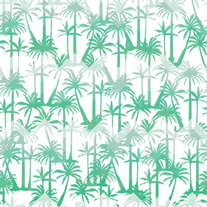 棕榈树 图案 矢量图
