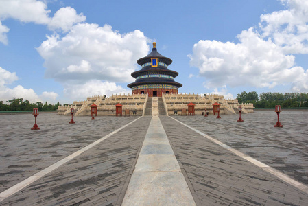 北京天坛北京天坛。祈求丰收的殿堂