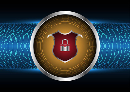 网络安全盾牌图片