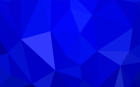 浅蓝色矢量低聚平面布局。带渐变的三角形几何样本。品牌书背景的模式