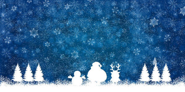 圣诞节雪冬天背景