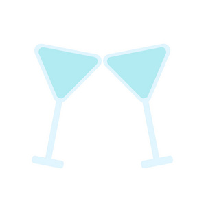 波光粼粼的葡萄酒图标矢量隔离白色背景为您的 web 和移动应用程序设计, 波光粼粼的葡萄酒徽标概念