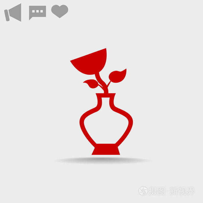 花瓶web图标