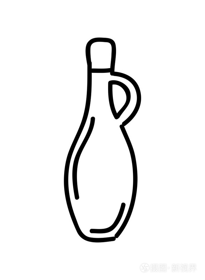 橄榄油瓶孤立图标设计插画-正版商用图片0rpnb9-摄图新视界